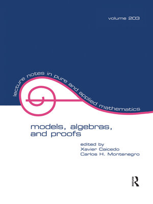 cover image of Models, Algebras, and Proofs